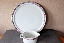 Sauciere+ Servierplatte Fleischplatte Friesland Jeverland Black Birds