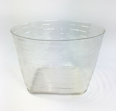 Longaberger Körbe transparent Kunststoff Schutzeinlage #47902 - H13cm T18,5cm