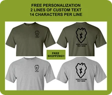 25th Infantry Division Shirt, Tropic Lightning, US ARMY Custom Performance Shirt