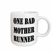 3dRose One bad mother runner Mug