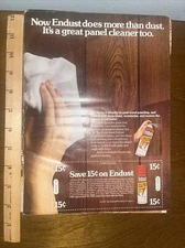 PRINT AD 1978 Endust  Cleaning Spray 8x11 Magazine As