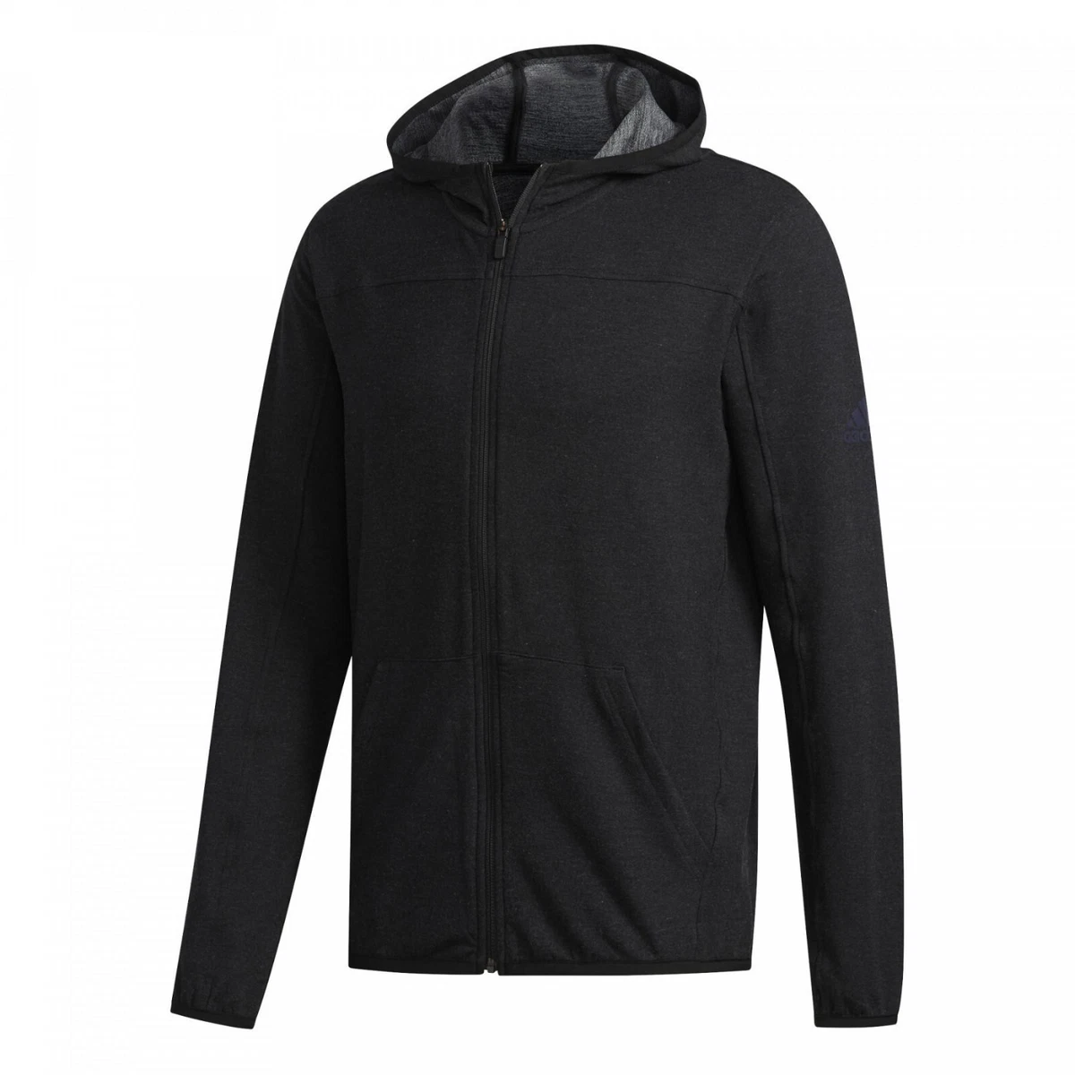 Adidas Hoodie Men City Fleece Full Zip Hoodie Black eBay