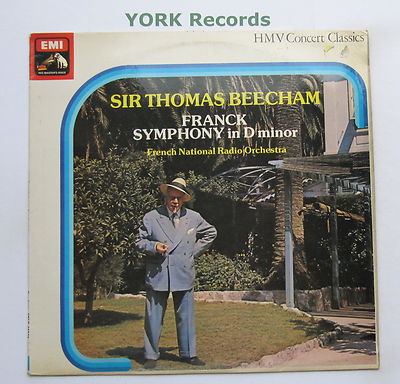 SXLP 30256 - FRANCK - Symphony In D Minor BEECHAM French NRO - Ex Con LP Record