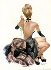 Calendar Girl : Fritz Willis : 1948 :  Archival Quality Art Print