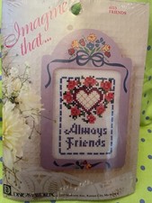 Designs For The Needle Imagine That Counted Cross Stitch Kit ALWAYS FRIENDS New 