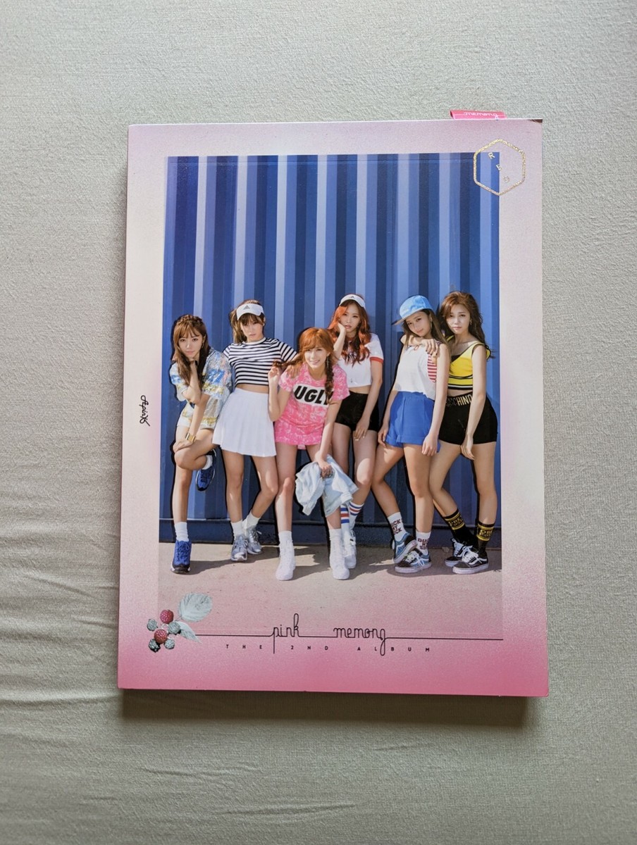 Apink 公式トレカ　集合　PINK MEMORY ① Apink Pink Memory Red Version Album With Group Photocard
