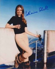 CATHERINE SCHELL 007 JAMES BOND SIGNED AUTOGRAPH BLOFELD'S ALLERGY NANCY OHMSS