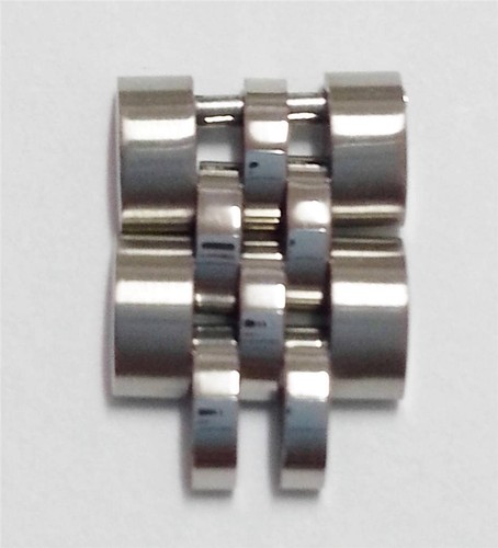 Rolex Ladies SS Bracelet Extra Watch Band Link 10mm x 02 Links For 69174 (LK268) - Picture 4 of 6