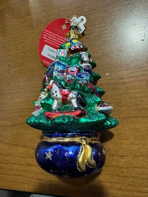 Radko TREETOP TOYS Tree Ornament 6.5'' New 2018 Train Truck Doll Toys K7