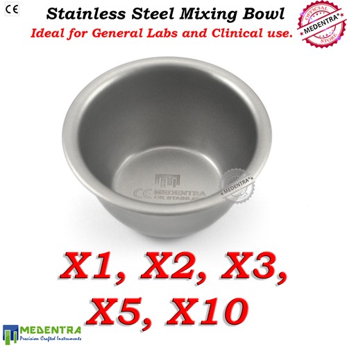 Dental Implant Bowl Bone Mixing Lab Surgical Bowls Medicine Cups Steel