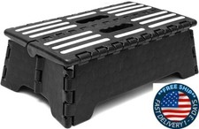Taburete plegable port til, elevador ligero de medio escal n de 5 ", resistente.