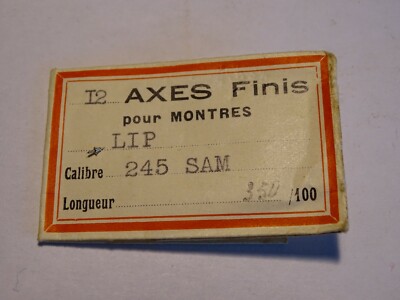 Pièce D'Horlogerie Pour Montre LIP - Référence 26.3 - Axes 10 1/2 - Neuf - Fabriqué En France