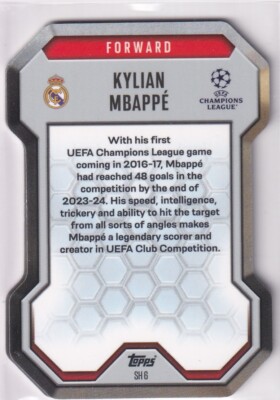 Topps Match Attax Champions League 24/25 No. SH 6 Kylian