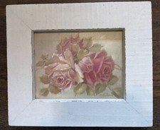 Impresión en lienzo Christie Repasy Pink Passion Giclee marco de madera envejecida en mal estado