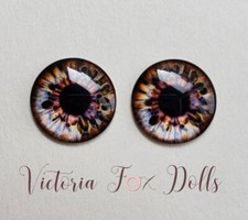 Blythe Doll Eyechips Realistic Glass Eye Chips 14mm Custom Furby Ooak Blythe Bjd