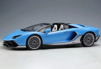 1/18 EIDOLON Lamborghini Aventador LP780-4 Ultimae Roadster 2022 Blue EML093