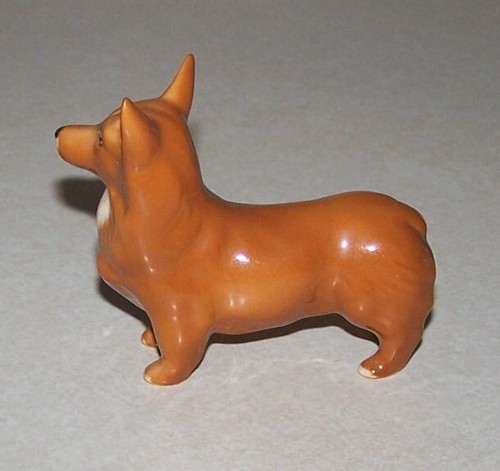 Beswick Pembroke Welsh Corgi rotbraun Hund 3" Porzellan Keramik Figur England - Bild 9 von 9