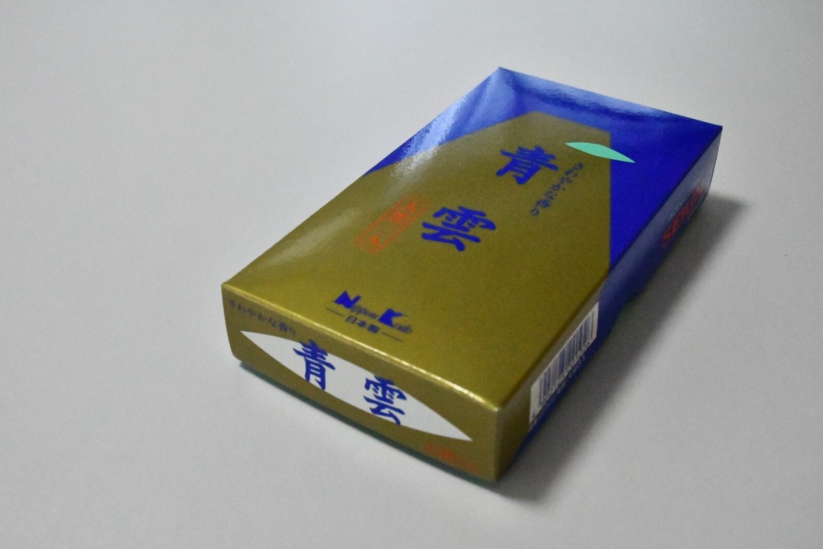 香り雲さん専用 線香 青雲 - Japan traditional incense sticks set - Green & Violet