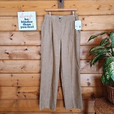 Liz Claiborne NWT Kylie Dress Pleat Straight Pant Adventures In Kenya Sz 12 X30"
