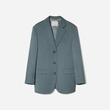 Everlane The ’80s Italian Wool Blazer - Blue Womens Size 0