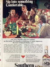 Southern Comfort Atlanta GA Print Ad 1979 AJC Happy Booze Party
