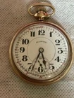 Antique 1920 Illinois 21 Jewels Bunn Special Model 9 Gold Filled Pocket Watch