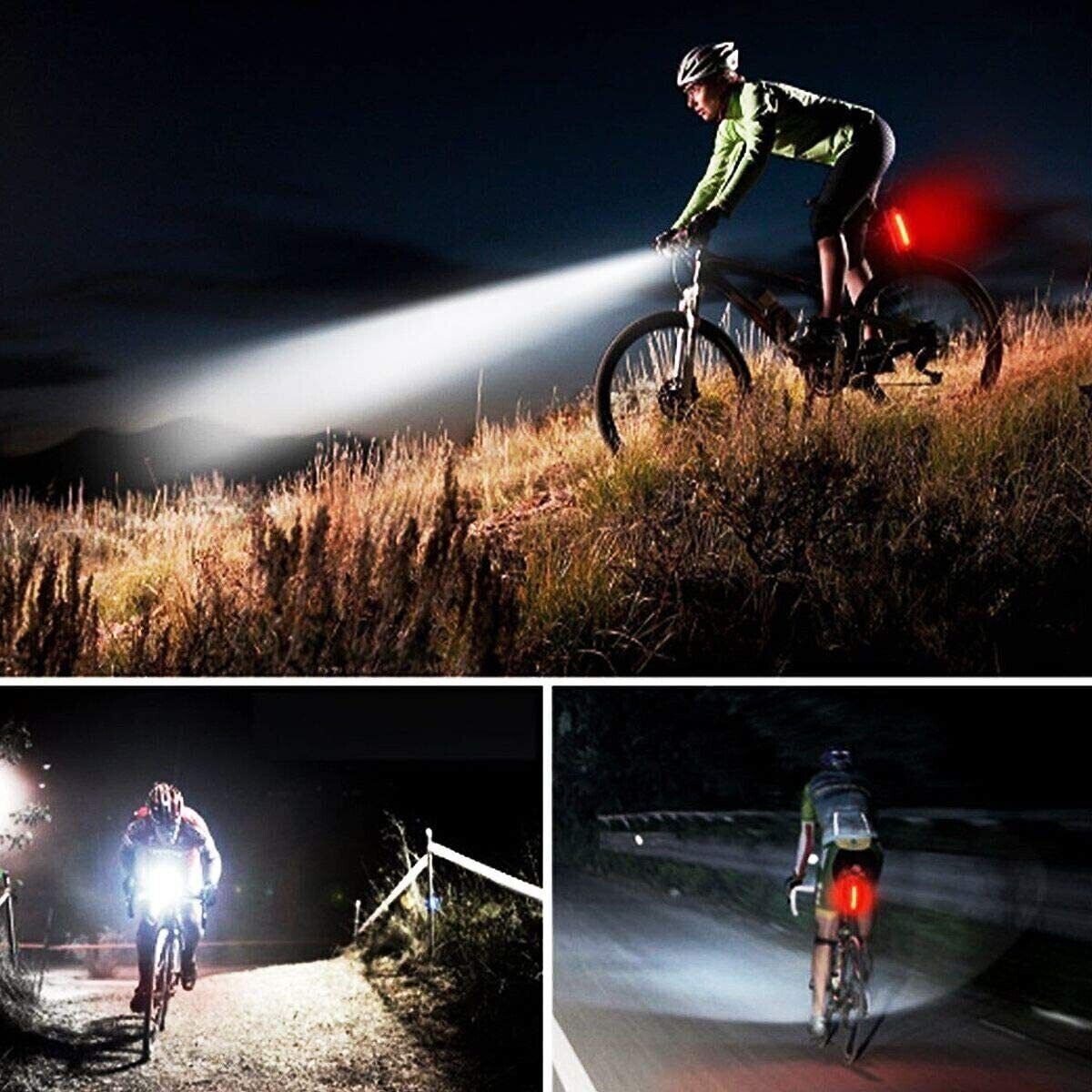 Cycle Front Light 40000LM Rechargeable LED Mountain Bike Light -  Ultra-Bright Front Headlight For MTB Racing \u0026 Night Riding Bike Lights, image size:1200x1200