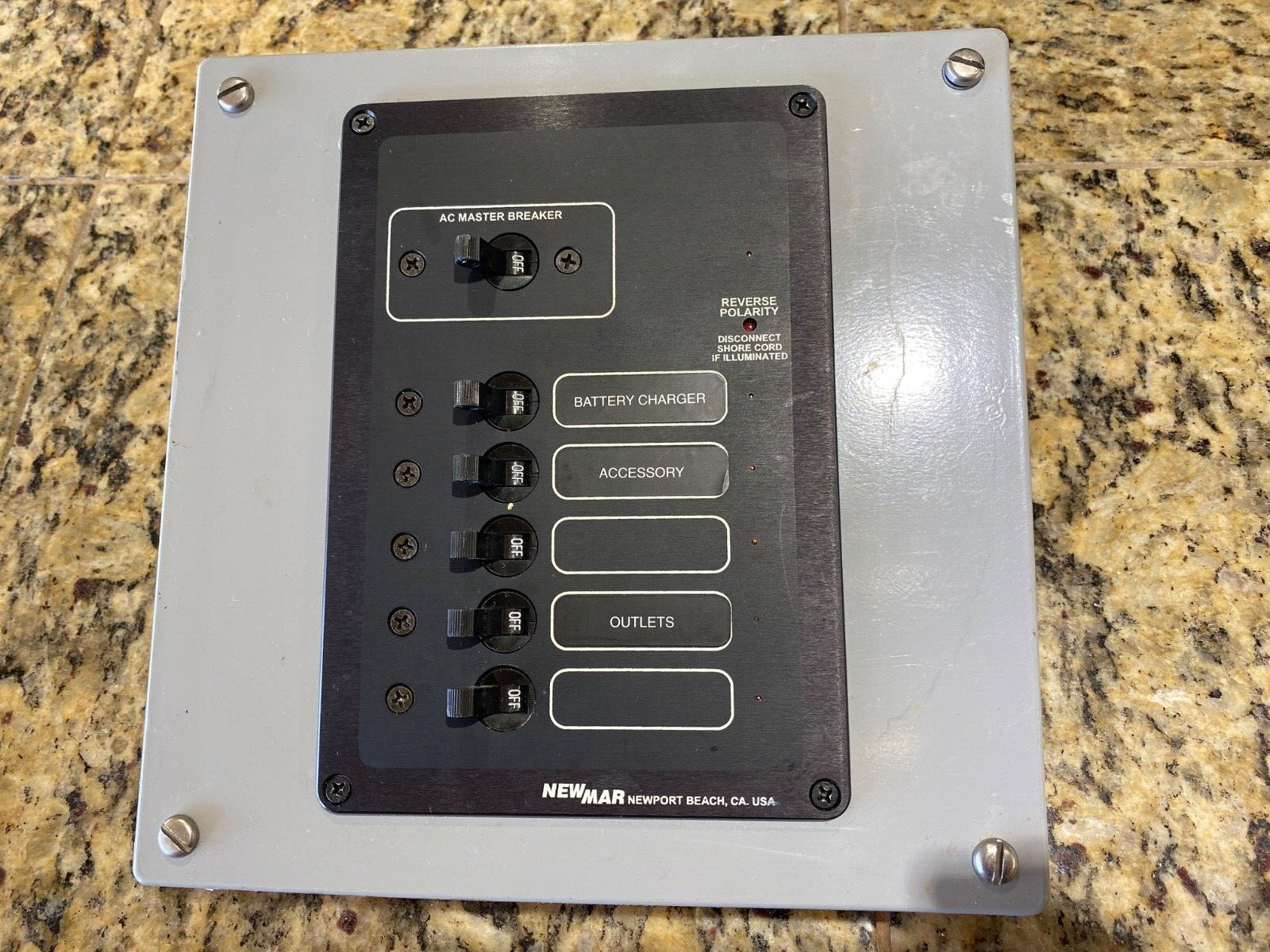 NEWMAR AC-IX ELECTRIC PANEL FOR BOAT, RV, OR TINY HOUSE