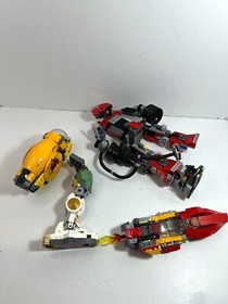 LEGO Ninjago Partials :  Fire Mech 70615 + Ayesha's Revenge 76080 + Katana 70638