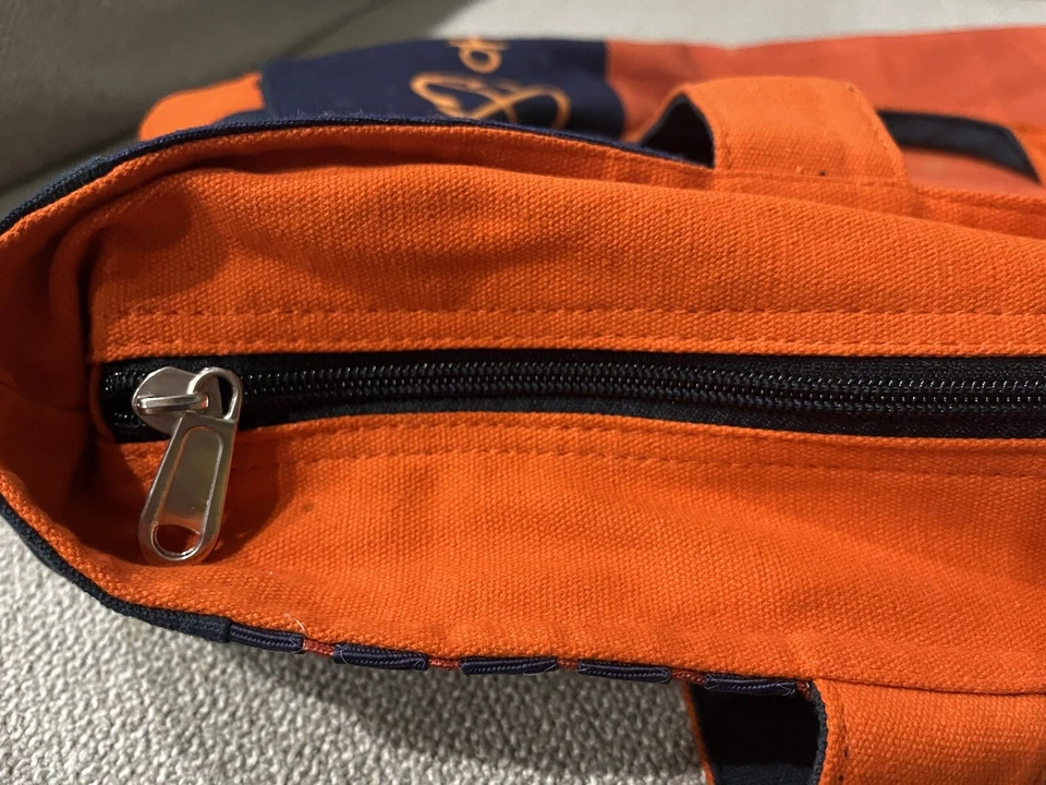 Sun'N'Sand - Bolso de Hombro - 0 Grados Drift 503 Naranja Azul Bolso de Playa 19x12 Foto 4 de 4