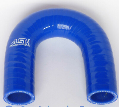 180° Grad, Silikonbogen, ID 54mm, Kühlerschlauch Bogen, LKK  - BLAU