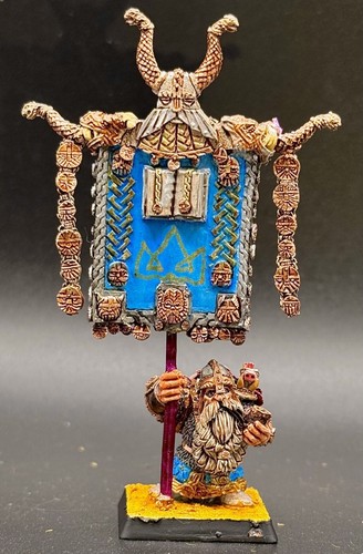 Painted Dwarf Command Set Dwarf King Slayer Mountain Holds The Old World - Picture 7 of 19