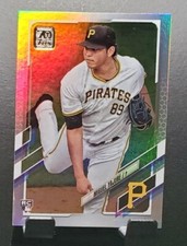 2021 Topps #612 Miguel Yajure RC PIRATES Rookie Rainbow Foil baseball card NM/MT