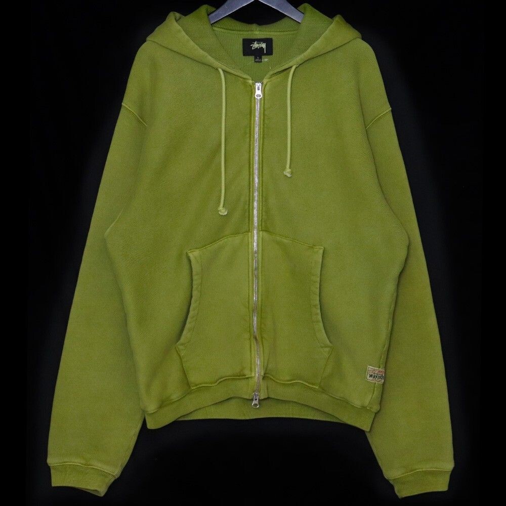 STUSSY WAFFLE LINED ZIP HOODIE　ジップアップ　正規 Stussy Waffle Lined Zip Hoodie Black Men's - FW24 - US