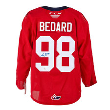 Connor Bedard Regina Pats Autographed Signed CCM CHL Hockey Red Alt Pro Jersey