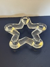 Glass Starfish Candle Holder