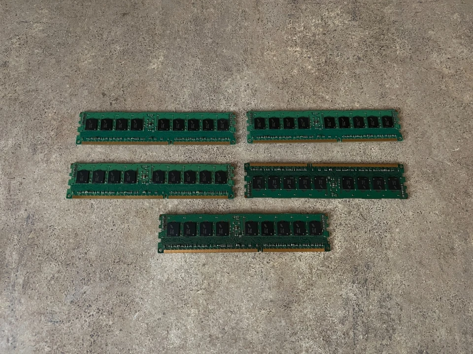 5x MICRON 8GB PC3L 12800R MT18KSF1G72PZ-1G6E1HE SERVER RAM 715620-001 C3-7(5) - Image 2 of 2