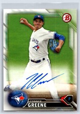 2016 Bowman Conner Greene #PA-CG Paper Prospect Autographs Toronto Blue Jays
