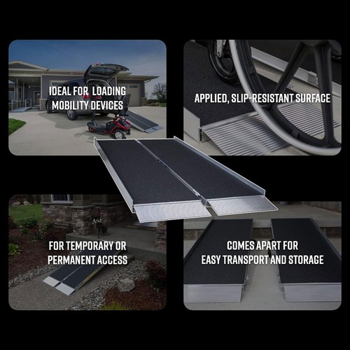EZ-ACCESS 2Ft Suitcase Portable Ramp w/ Surface That Resists Slips (Open Box) - 第 5/12 張圖片