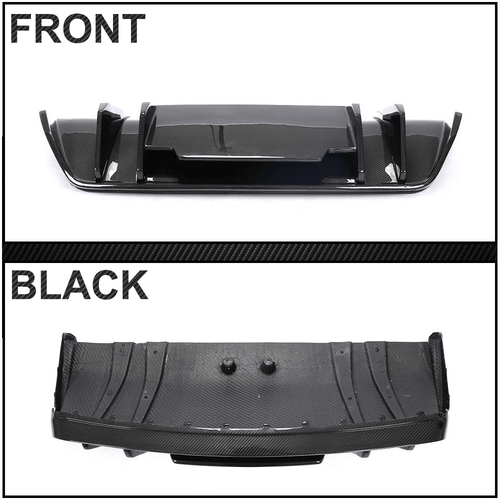 Echt Carbon Diffusor Heckdiffusor Heckansatz Spoiler Passt für Audi R8 V10 16-19 - Picture 14 of 15