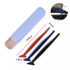 3 Various Hardness Micro Squeegee Gasket Tuck Tools Car SUV Tint Wrap Vinyl Film