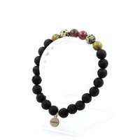 Steine Und Mineralien. Rubinperlenarmband Aus Mogok, Birma, Myanmar + Unakit