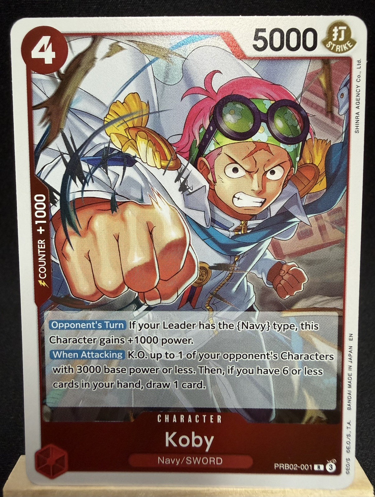One Piece TCG Koby PRB02-001