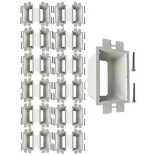 25-Pack Electrical Box Extender, Listed, White