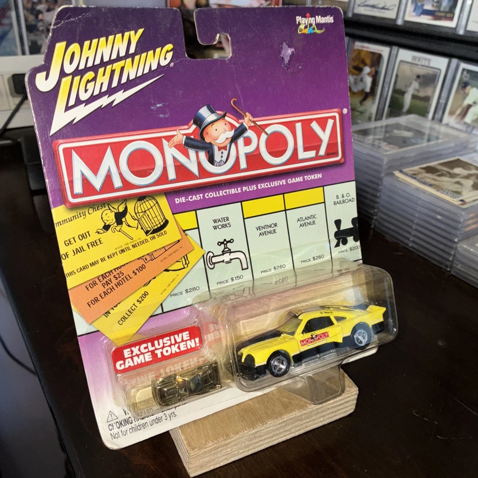 JOHNNY LIGHTNING Monopoly Atlantic Ave. 1975 Ford 75 Mustang Cobra II Racer Car - Image 2 of 4