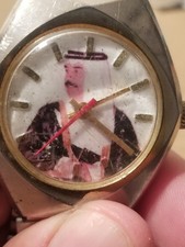 1980'S SADDAM HUSSIEN PRESIDENT WATCH SPECIAL MEMORIAL RARE