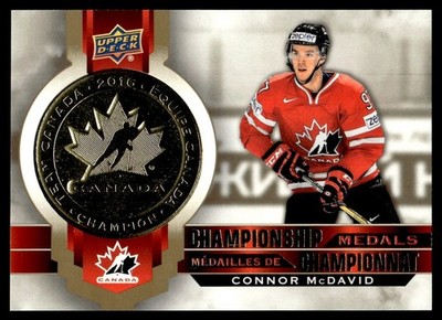 Connor McDavid #M-4 2021-22 Upper Deck Tim Hortons Team Canada Championship