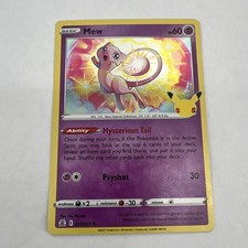Pokémon TCG Mew 11/25 25th Anniversary Celebrations Holo NM on eBay