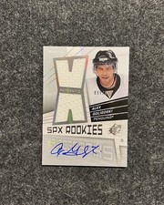 2008-09 SPx - Rookies Autograph Jerseys Alex Goligoski #181 /999 (AU, MEM, RC)