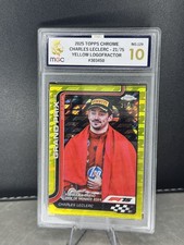🇲🇨 2025 Topps Chrome F1 Charles Leclerc DOTD MONACO ‘24 Yellow /75 Logofractor